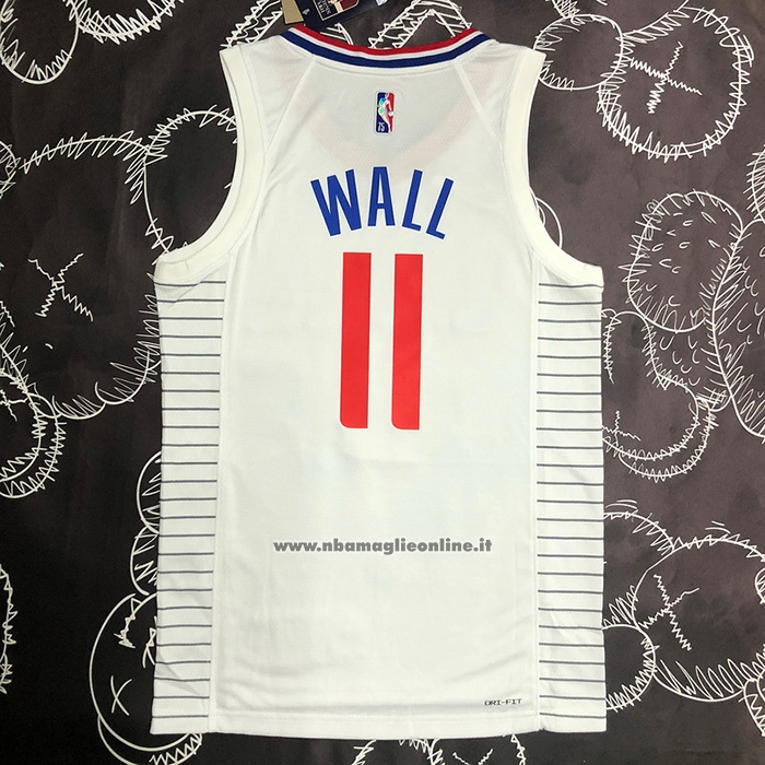 Maglia Los Angeles Clippers John Wall #11 Association 2020-21 Bianco
